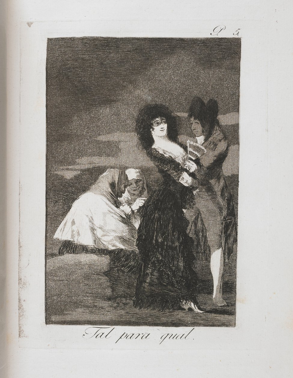 Tavola da Los Caprichos, 1797-1798 da Francisco de Goya