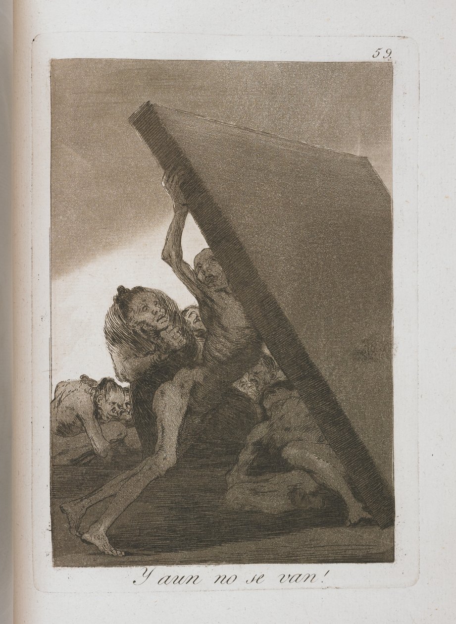 Tavola da Los Caprichos, 1797-1798 da Francisco de Goya