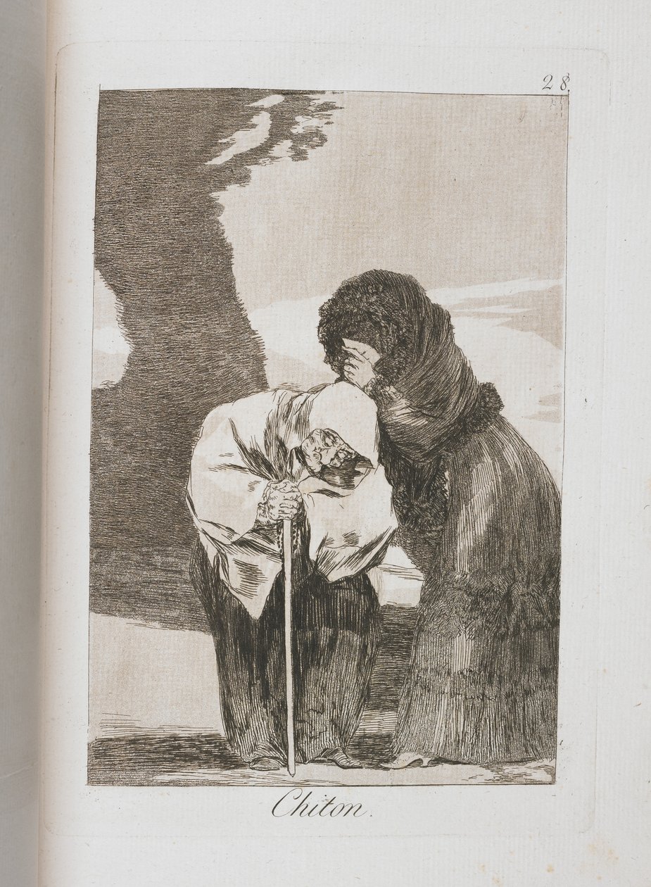 Tavola da Los Caprichos, 1797-1798 da Francisco de Goya