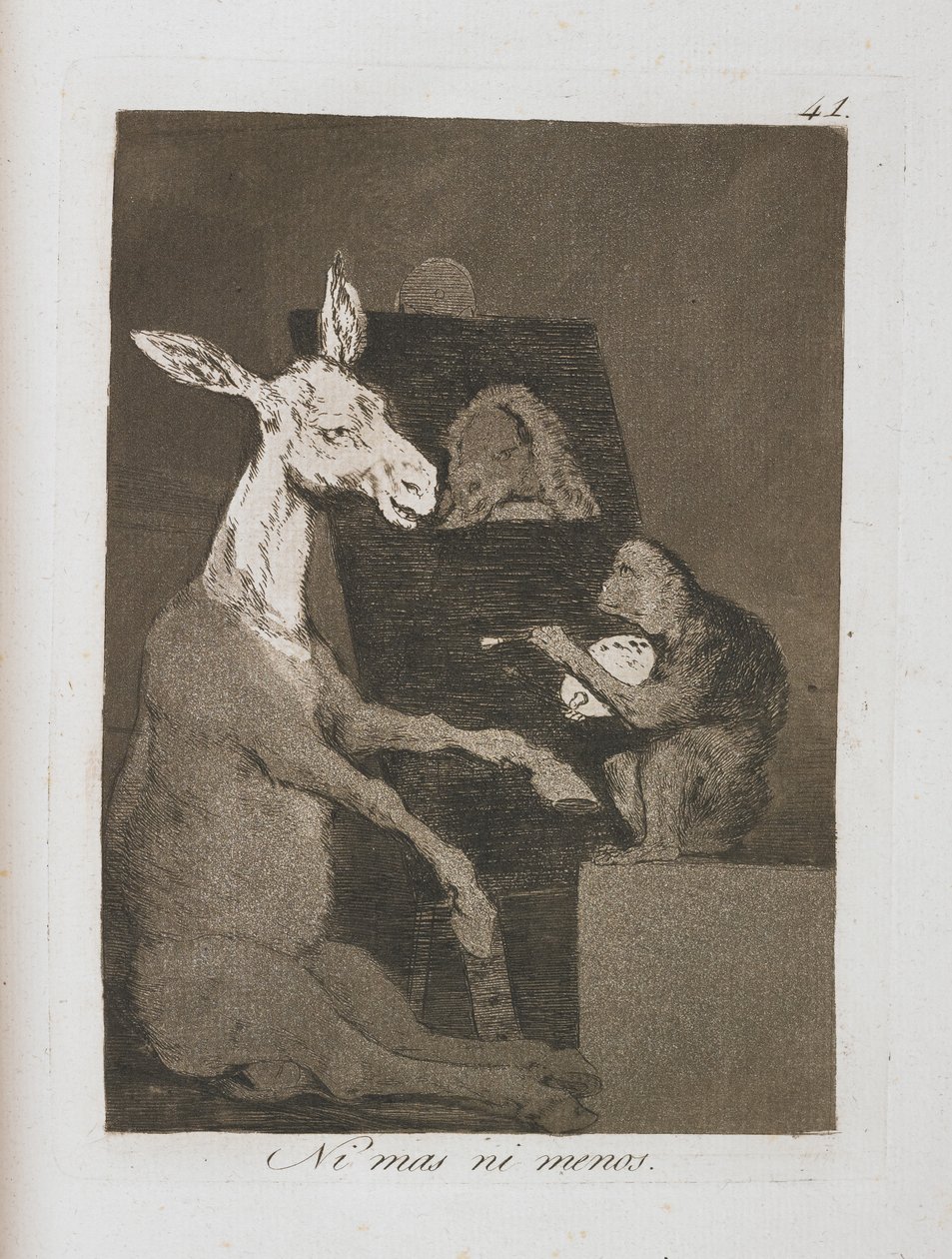 Tavola da Los Caprichos, 1797-1798 da Francisco de Goya