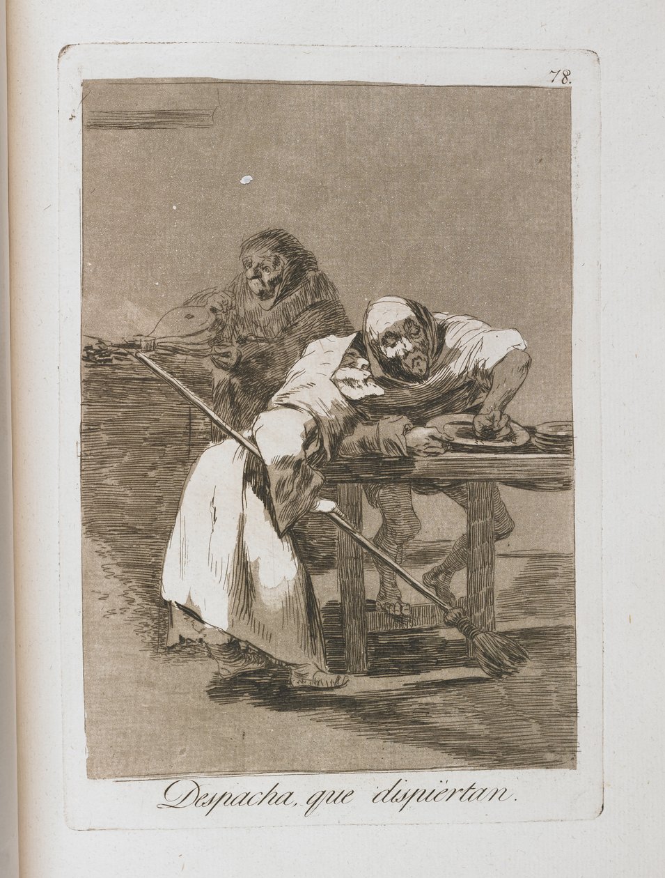 Tavola da Los Caprichos, 1797-1798 da Francisco de Goya