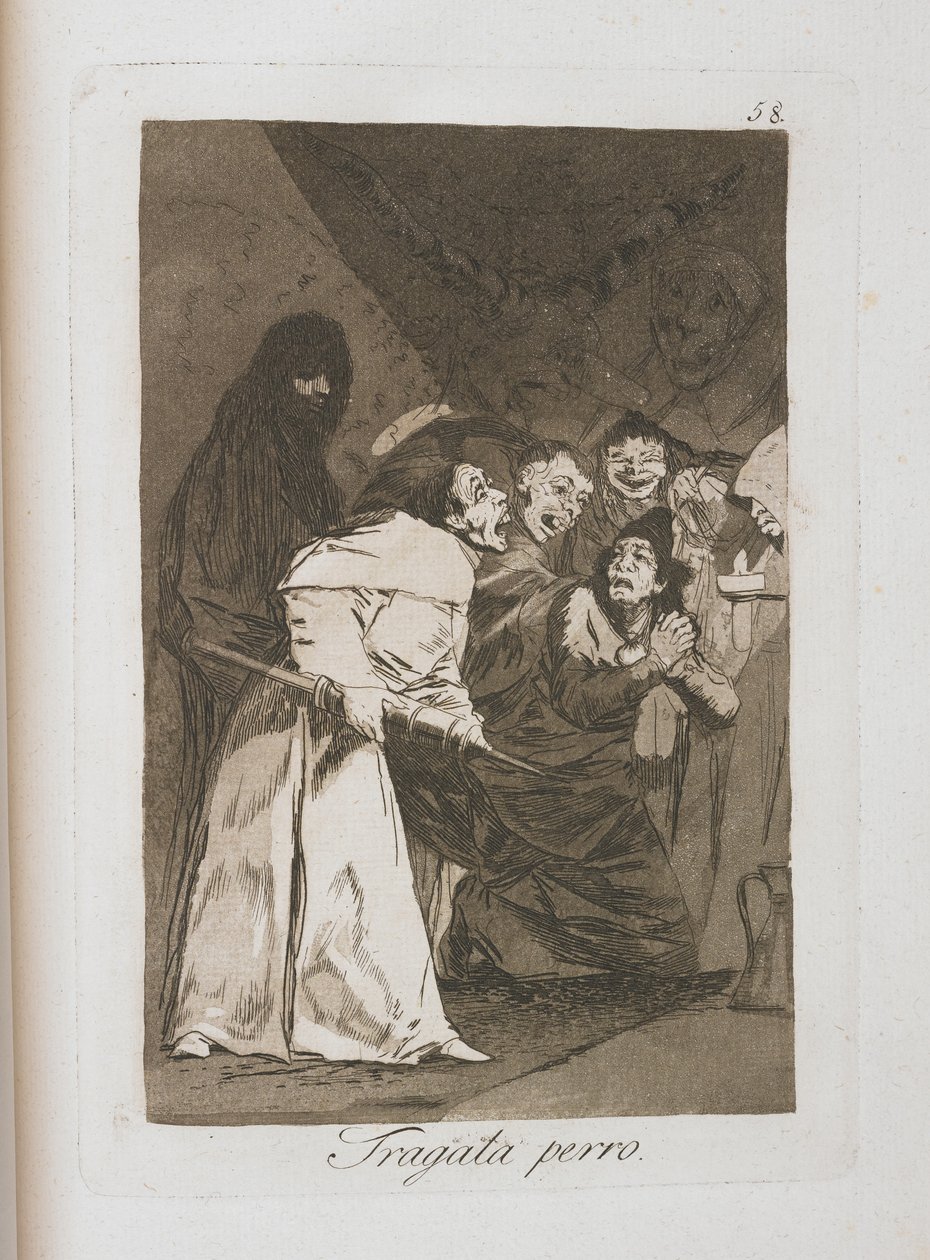 Tavola da Los Caprichos, 1797-1798 da Francisco de Goya
