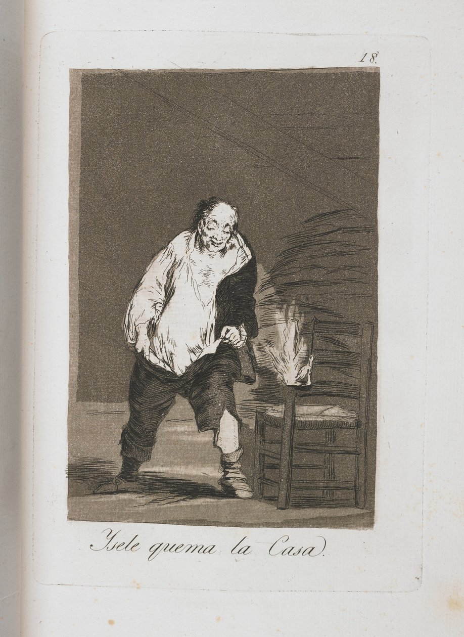 Tavola da Los Caprichos, 1797-1798 da Francisco de Goya