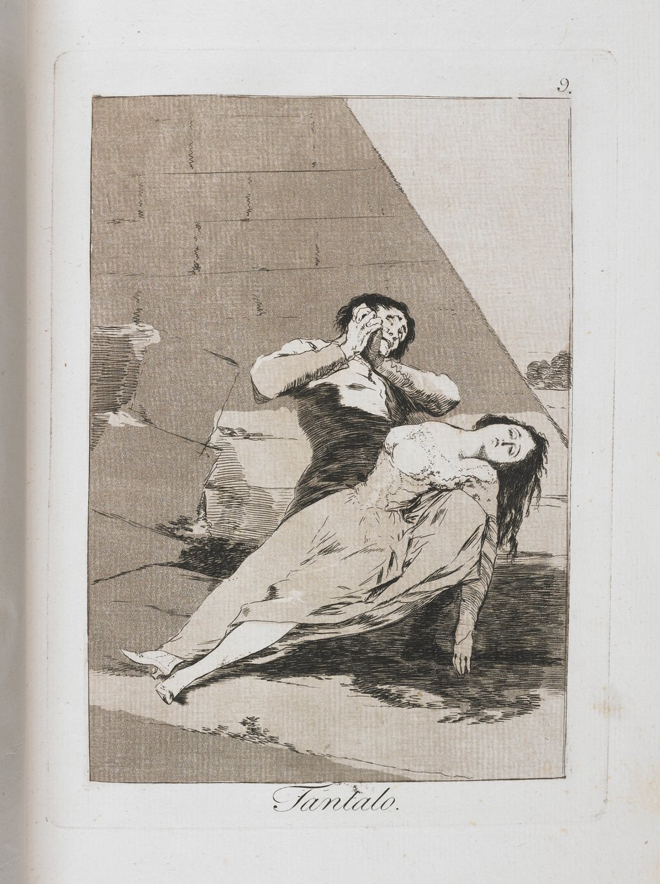 Tavola da Los Caprichos, 1797-1798 da Francisco de Goya