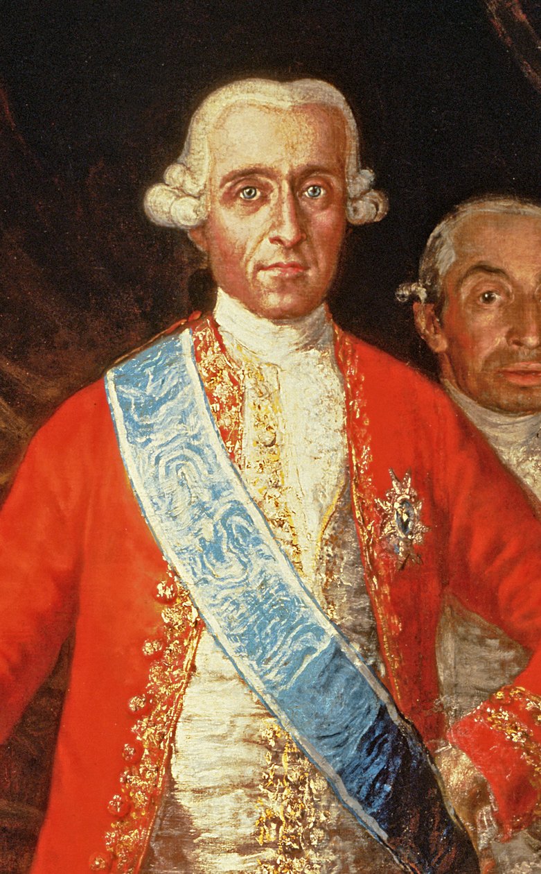 Ritratto di Don Jose Monino y Redondo I, Conte di Floridablanca (dettaglio) da Francisco de Goya