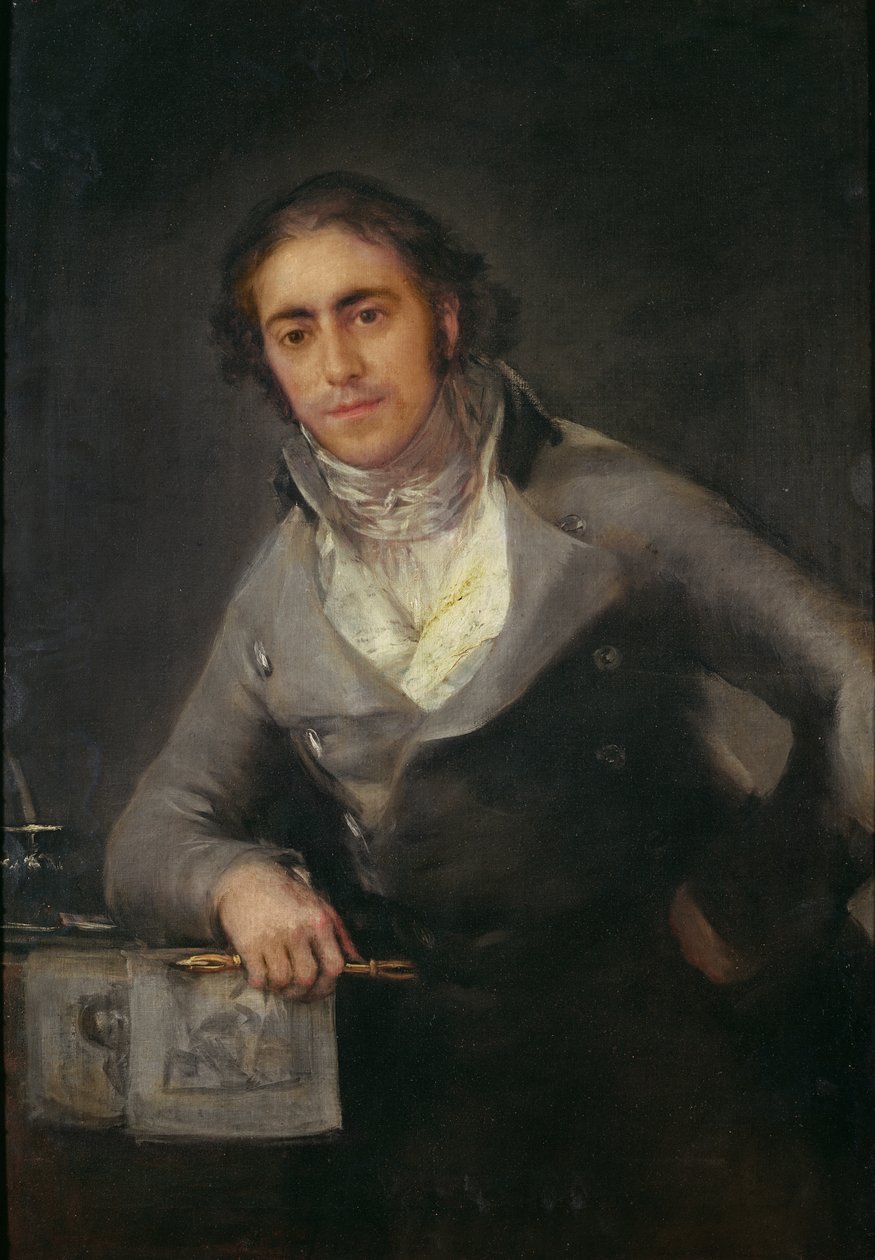Ritratto di un uomo, precedentemente ritenuto Don Evaristo Perez de Castro da Francisco de Goya
