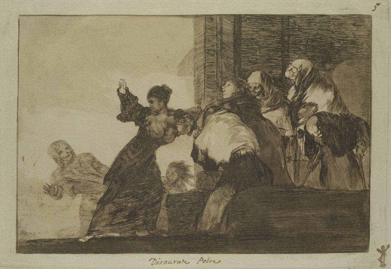 Proverbio 11 dalla serie Follies, c.1815-24 da Francisco de Goya