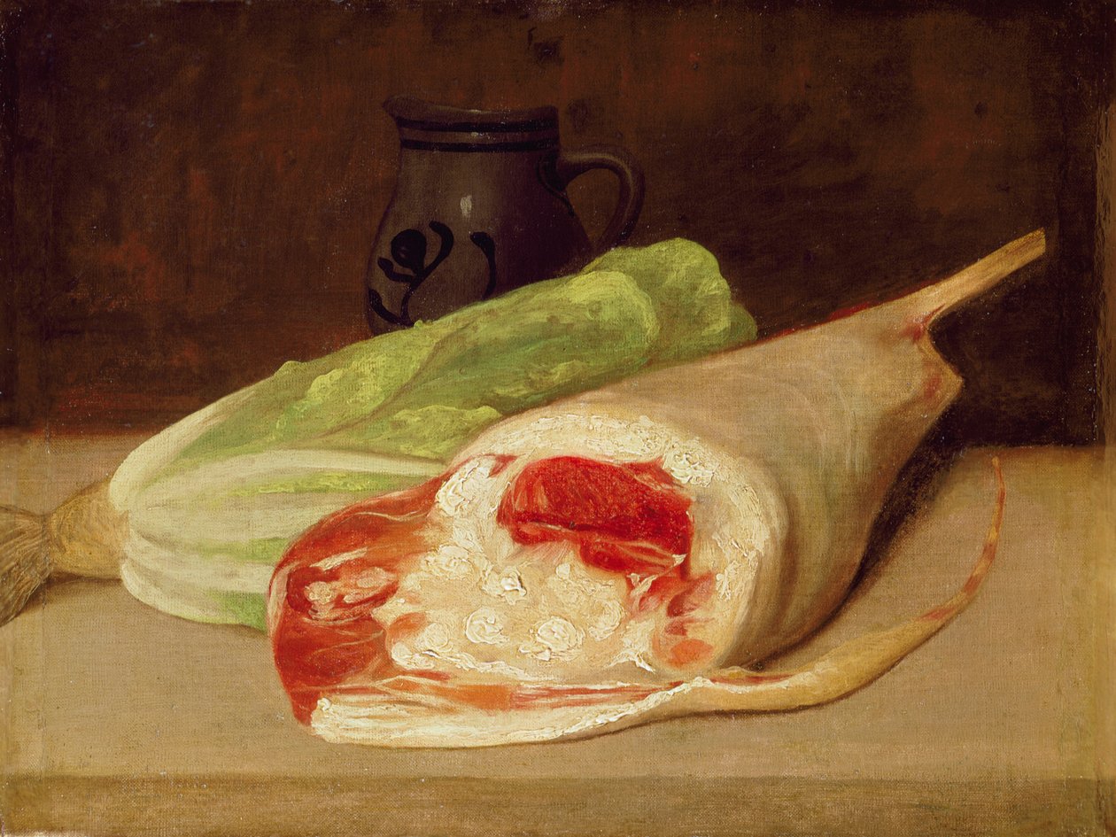 Natura morta con cosciotto di agnello da Francisco de Goya