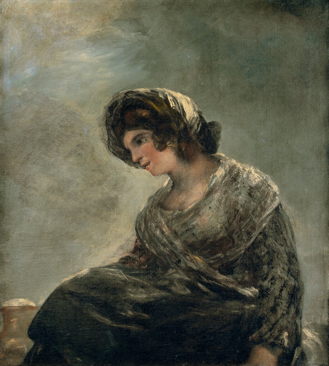 La lattaia di Bordeaux, c.1827 da Francisco de Goya
