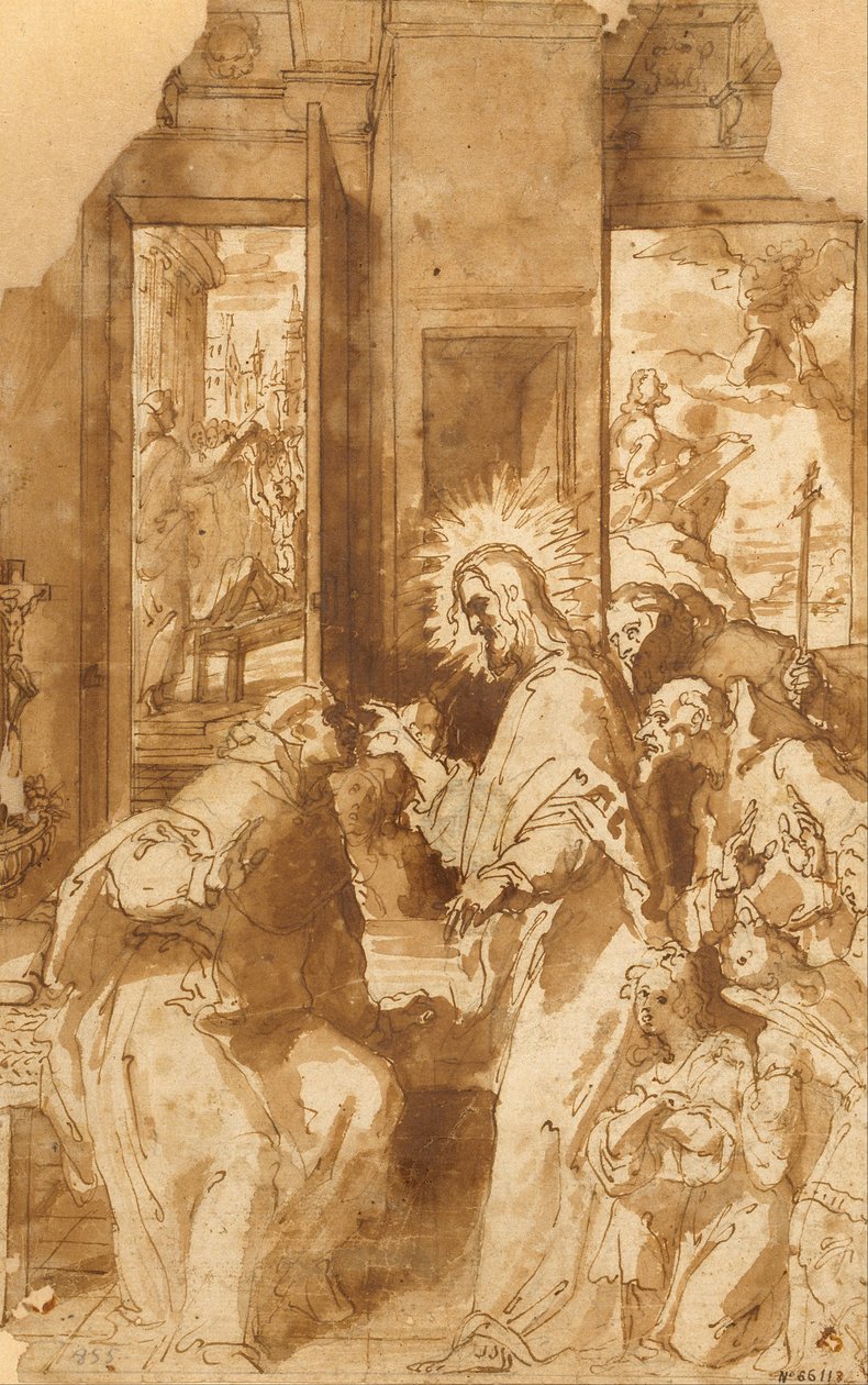 Apparizione di Cristo a San Vincenzo Ferrer da Francisco Ribalta