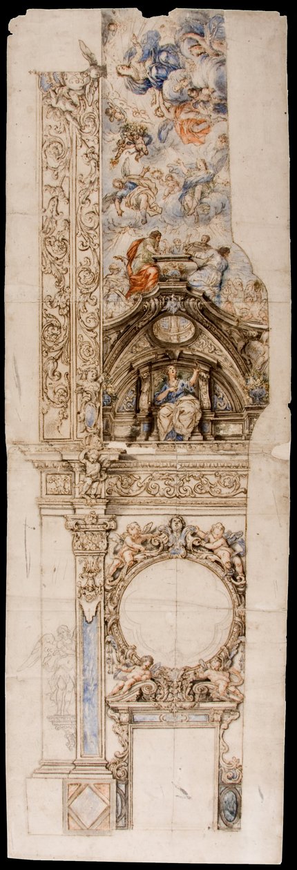 Progetto per la decorazione di una chiesa da Francisco Rizi