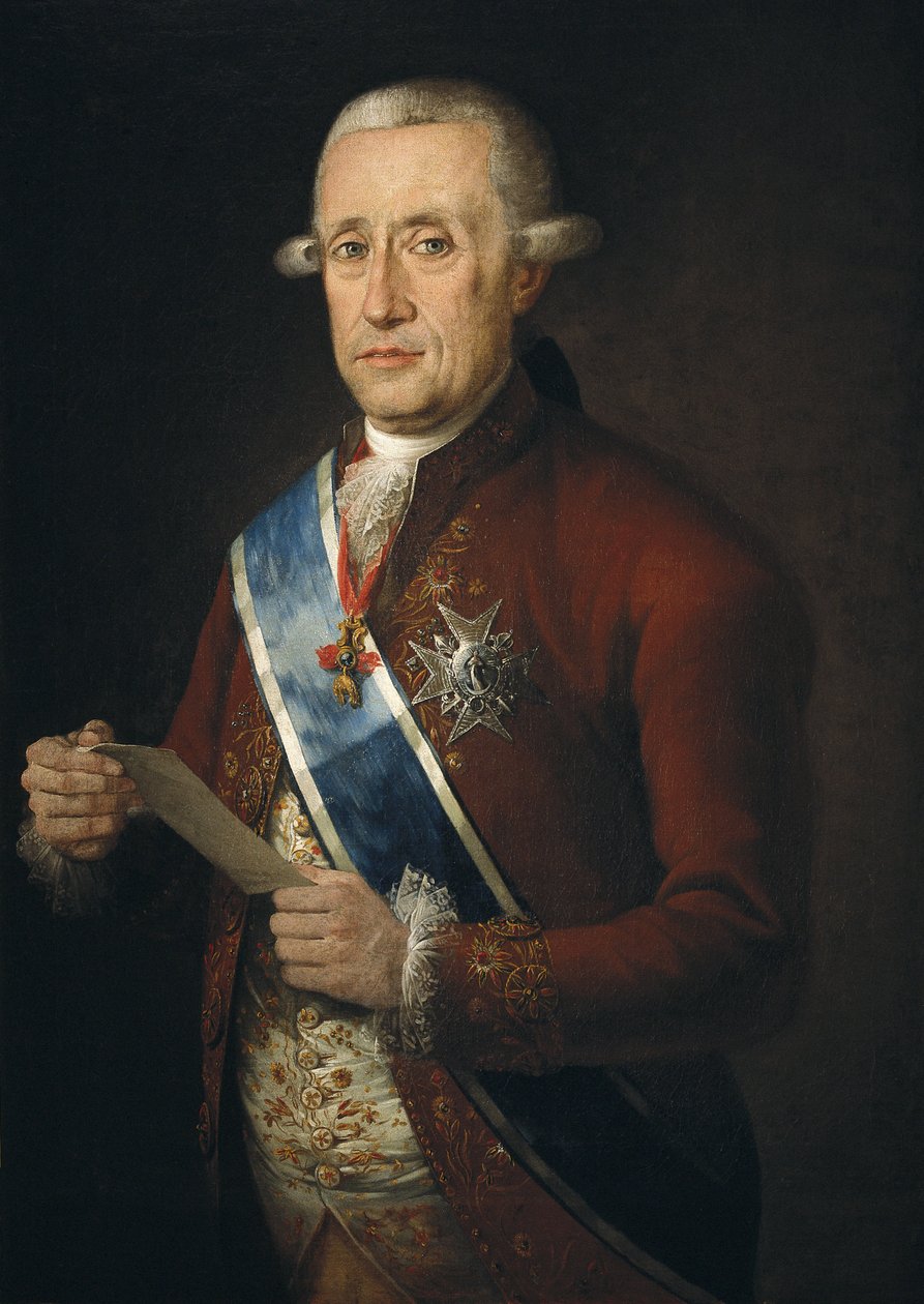 Jose Monino, Conte di Floridablanca, Ministro di Carlo III da Francisco Folc de Cardona