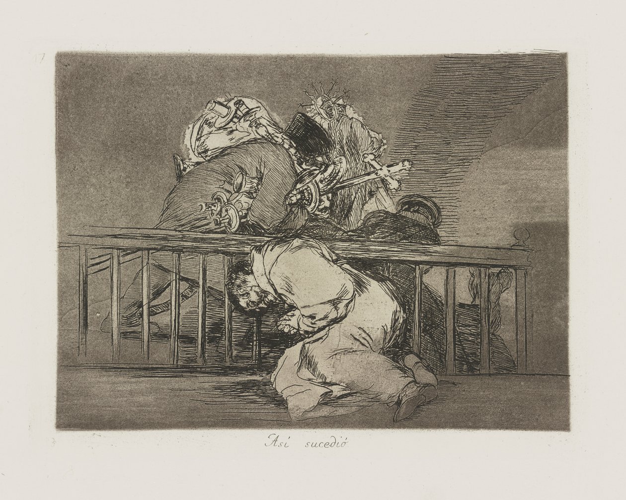 Così è successo, pl. 47 dalla serie Los desastres de la guerra da Francisco de Goya