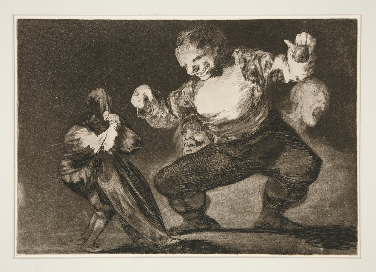Bobalicón, tav. 4 dalla serie Los proverbios da Francisco de Goya
