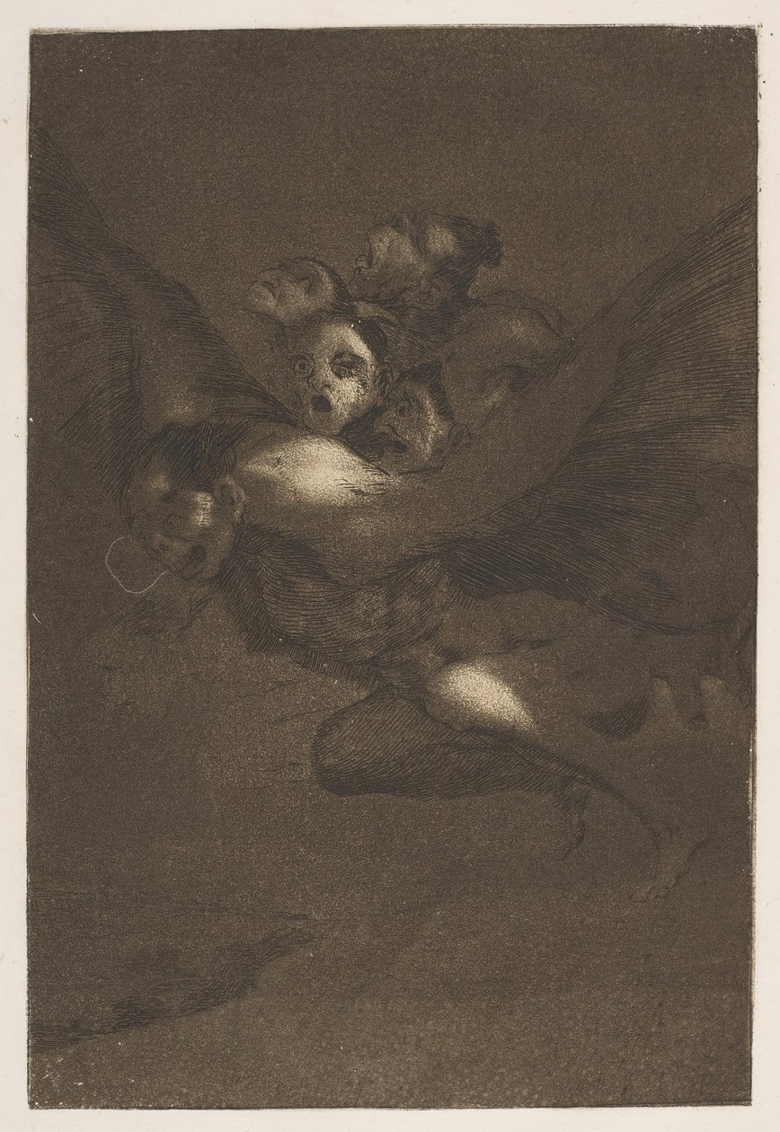 Bon Voyage, dalla serie Los Caprichos, tavola 64 da Francisco de Goya