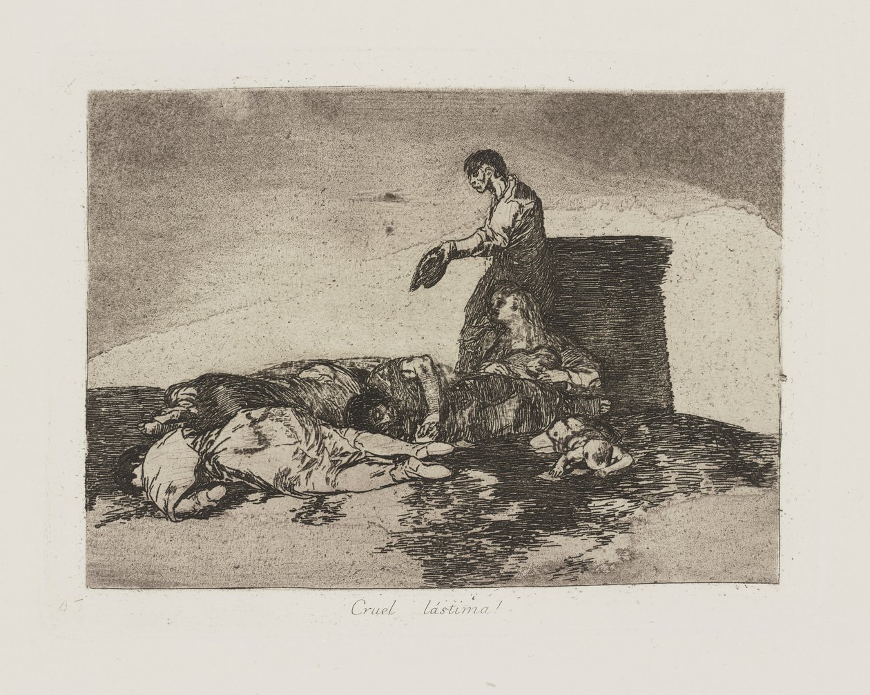 Crudel lamento!, tav. 48 dalla serie I disastri della guerra da Francisco de Goya