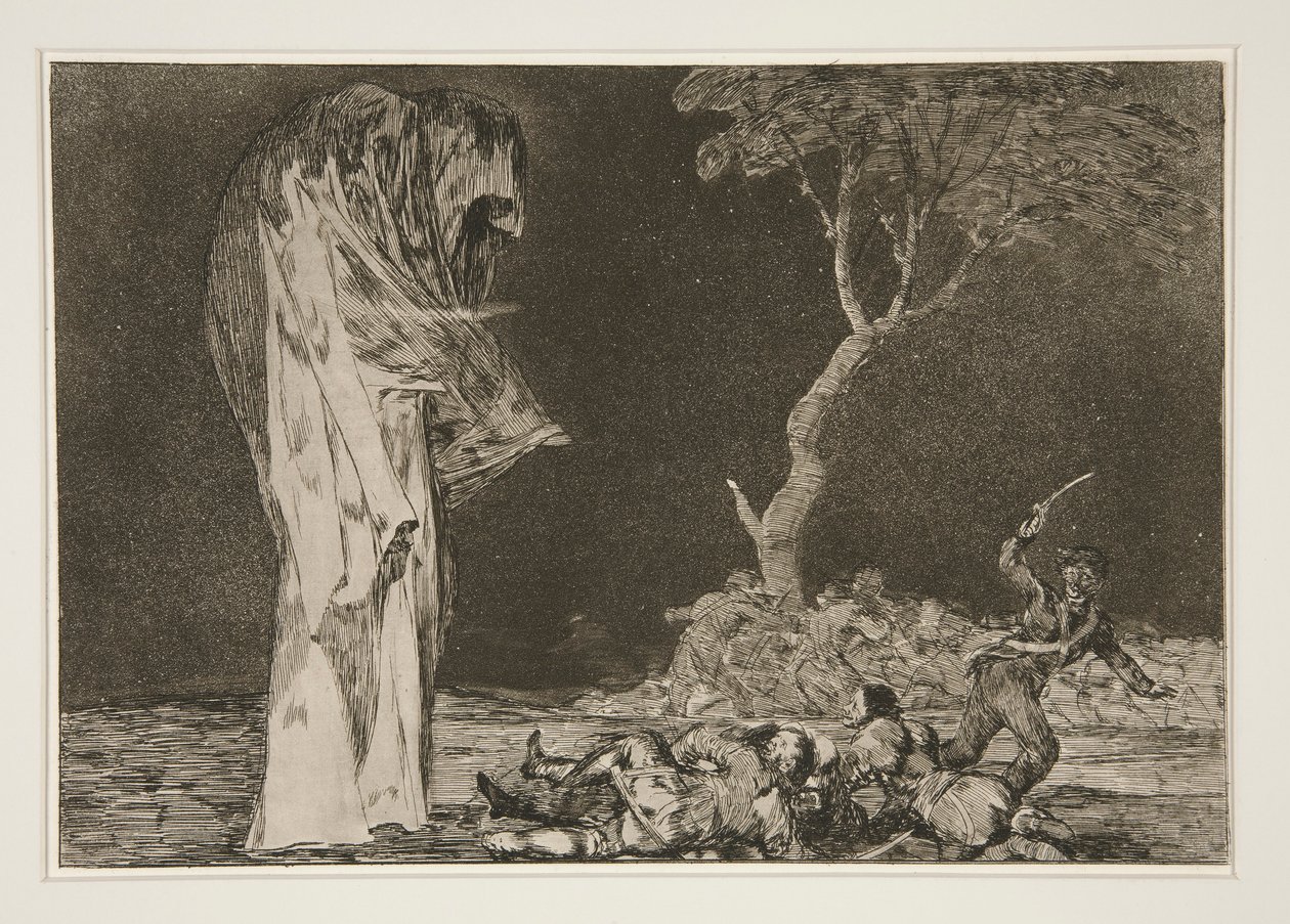 Disparate de miedo (La Follia della Paura), tav. 2 da Los proverbios da Francisco de Goya