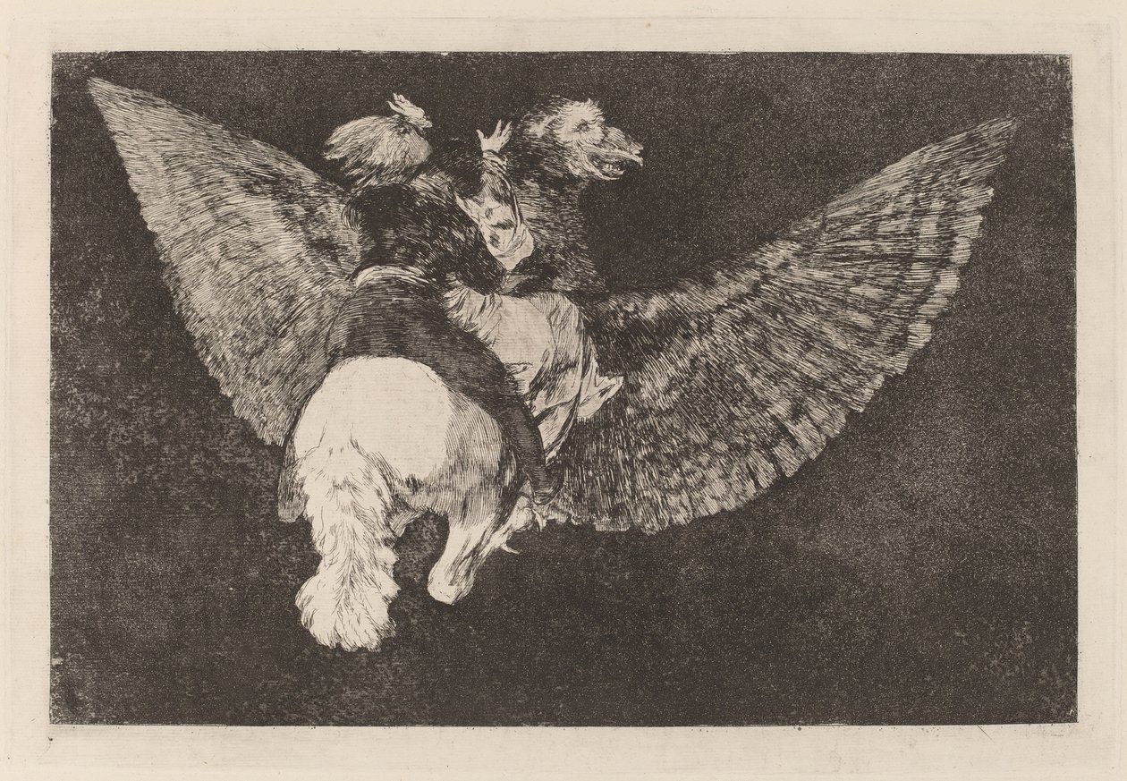 Disparate volante (Follia volante) da Francisco de Goya
