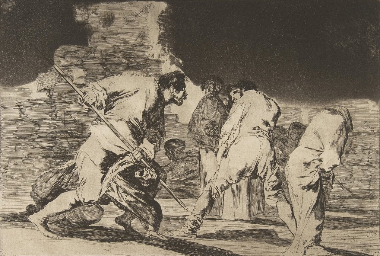 Disparates Los Proverbios, ca. 1816-23 pubblicato 1864 da Francisco de Goya