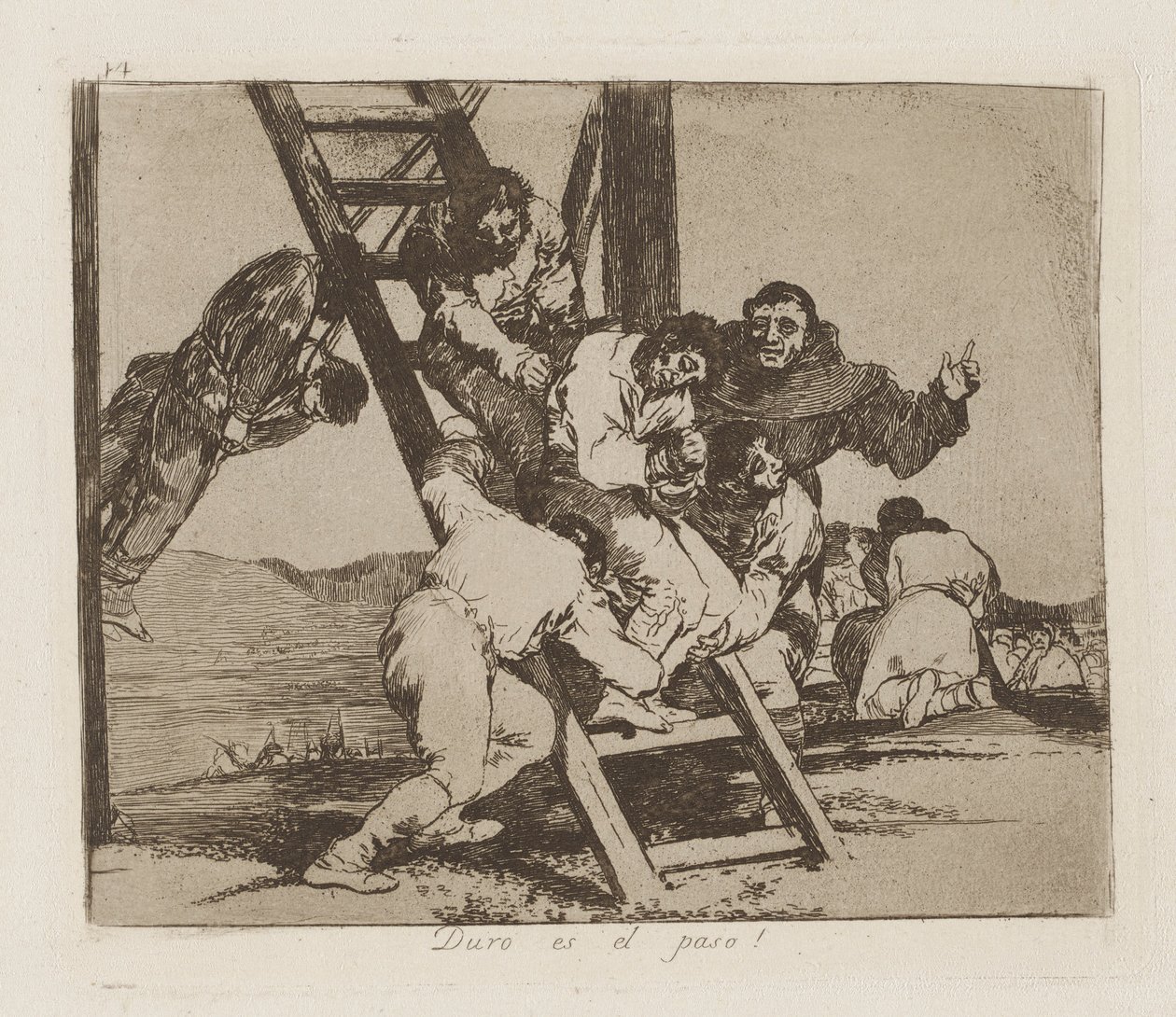 Duro è il passo! da Francisco de Goya
