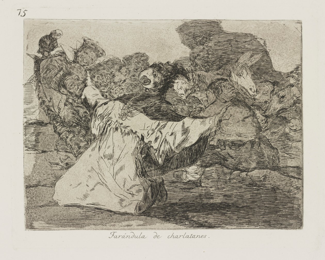 Farandola di ciarlatani da Francisco de Goya