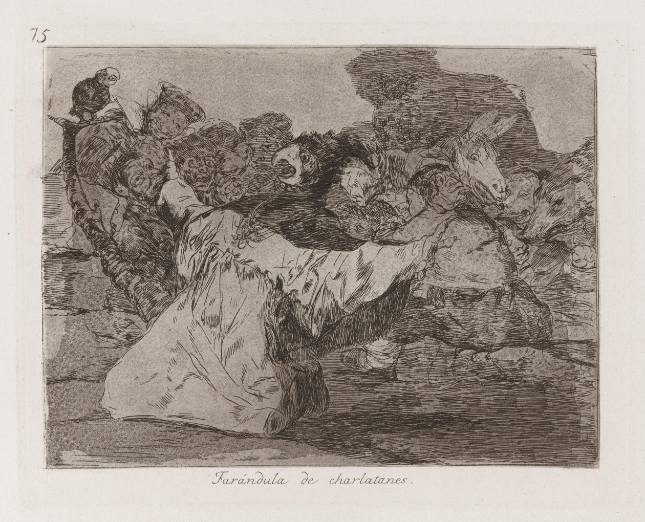 Farandola di ciarlatani da Francisco de Goya
