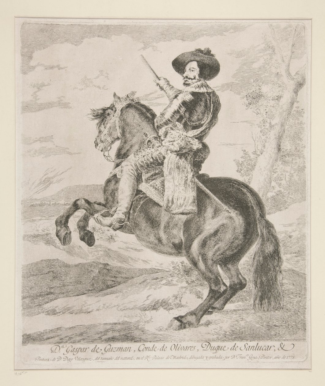 Gaspar de Guzmán, Conte Duca di Olivares da Francisco de Goya