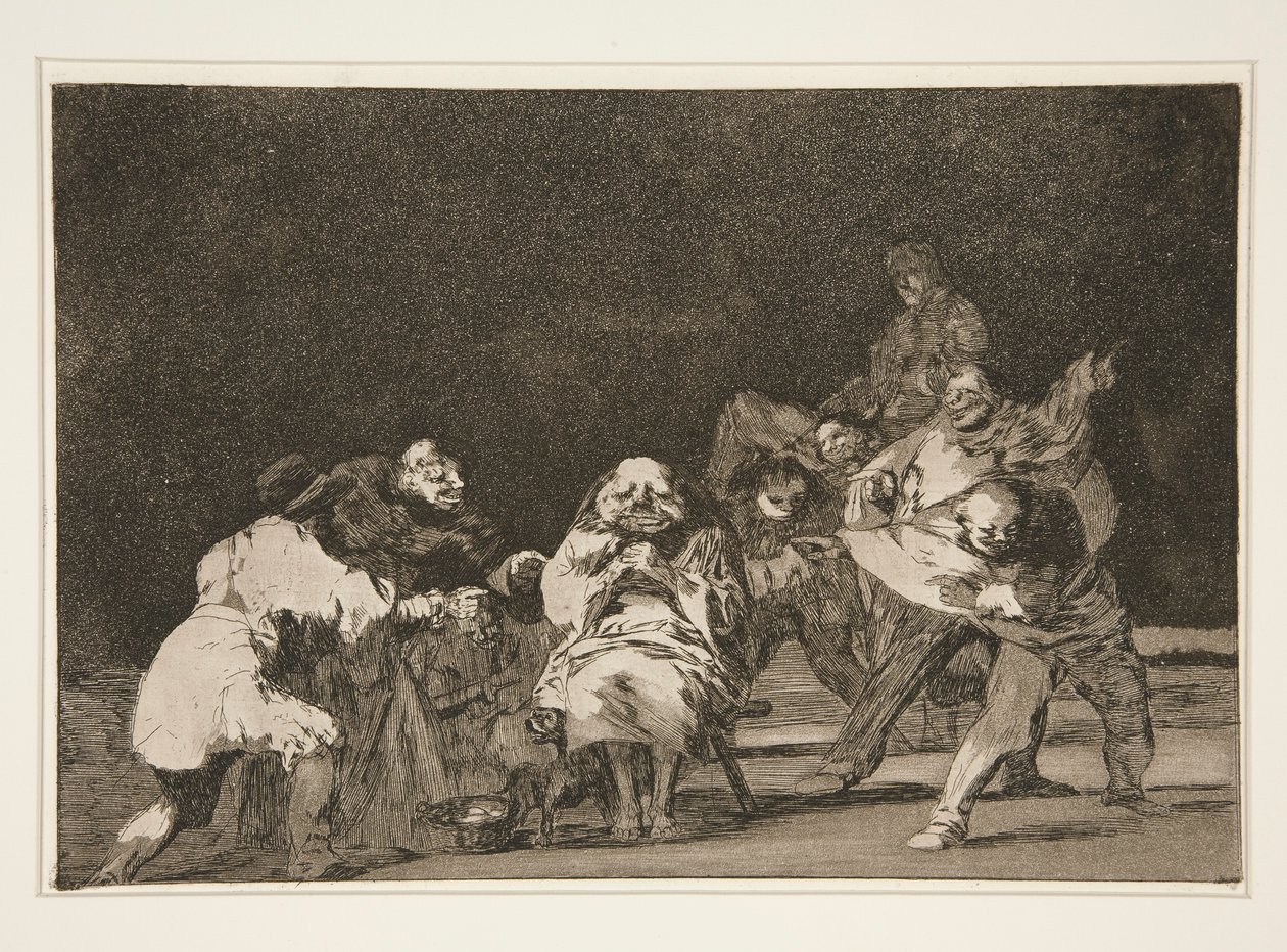 La Lealtà, pl. 17 dalla serie Los proverbios da Francisco de Goya