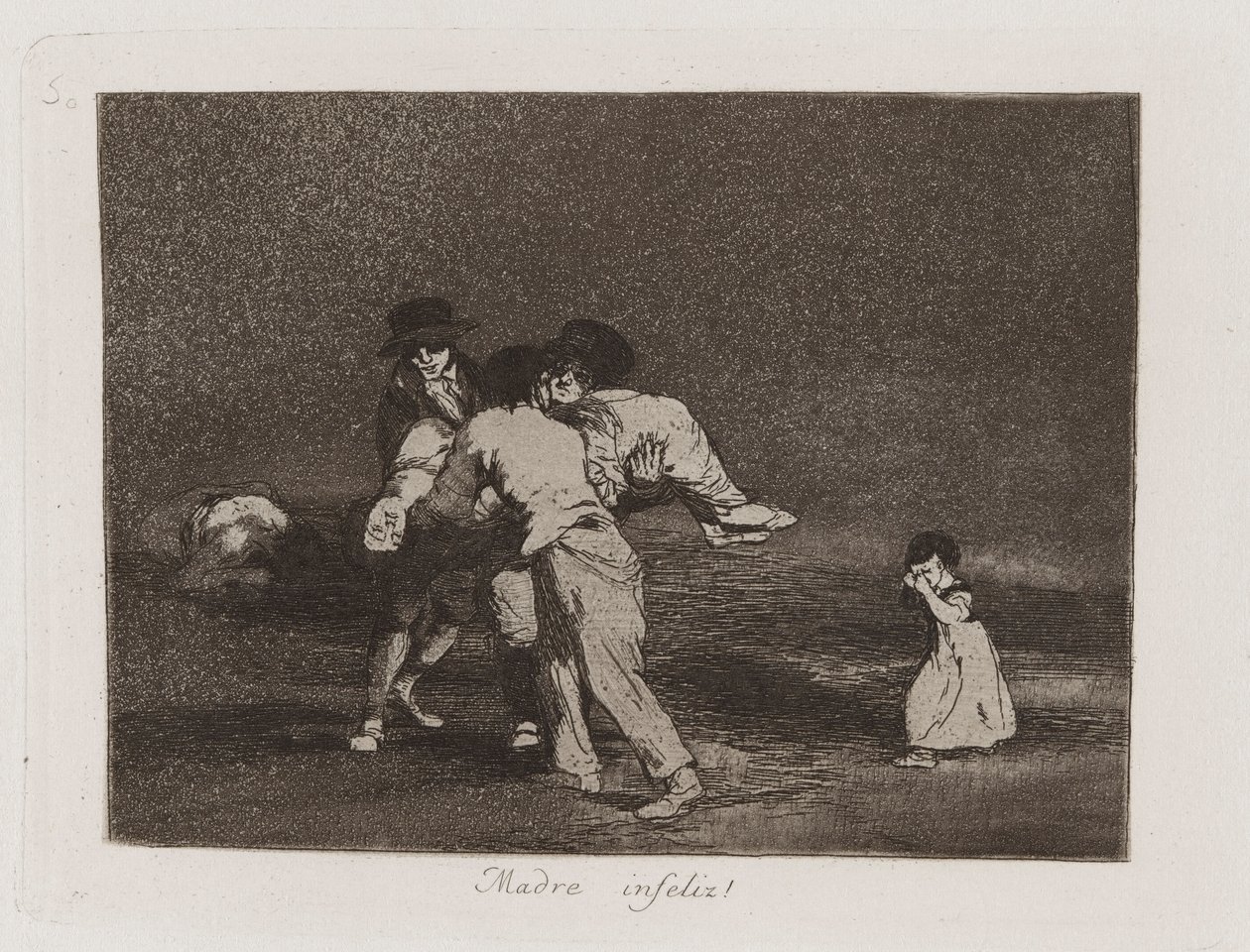 Madre infelice!, Tavola 50 da Los desastres de la guerra da Francisco de Goya