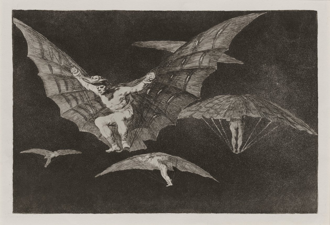 Modo di volare, noto anche come Donde hay ganas hay maña da Francisco de Goya