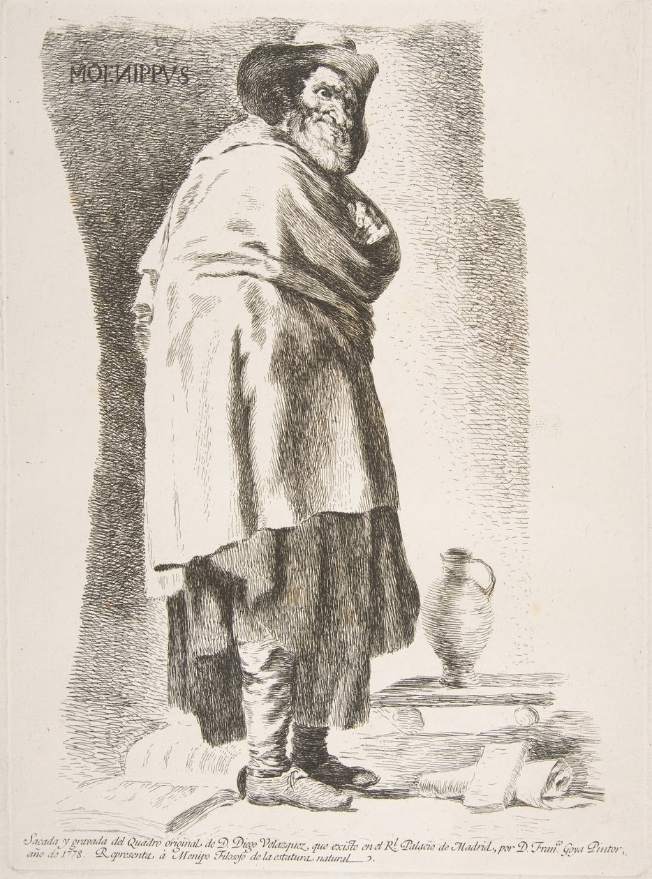 Menippo filosofo da Francisco de Goya