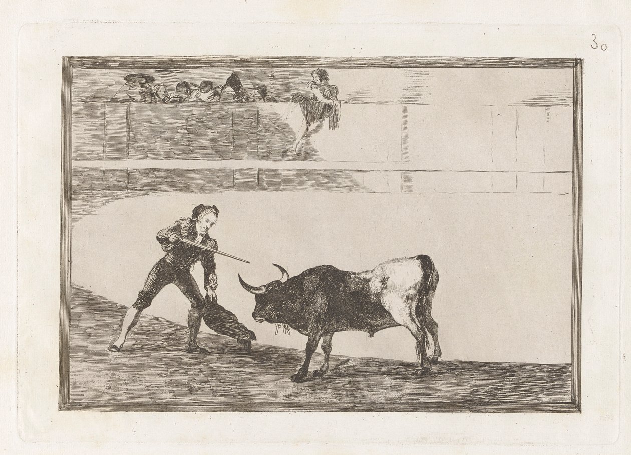 Pedro Romero che uccide il toro fermo da Francisco de Goya