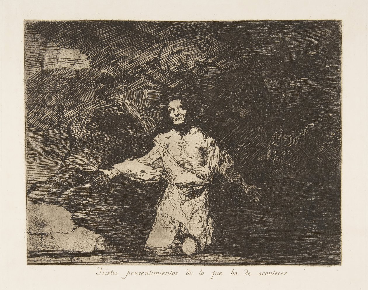 Tavola 1 da I Disastri della Guerra: Triste da Francisco de Goya