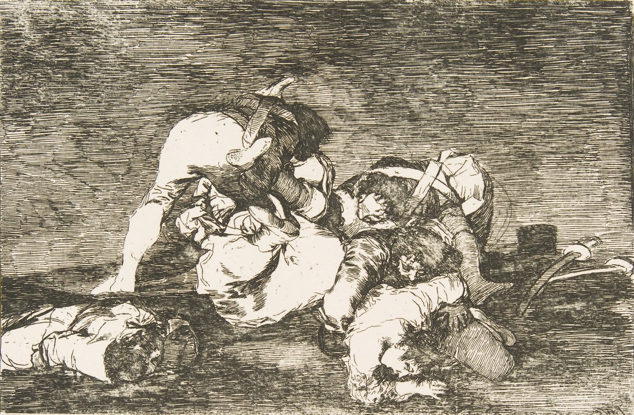 Tavola 10 da I disastri della guerra: Né questi da Francisco de Goya