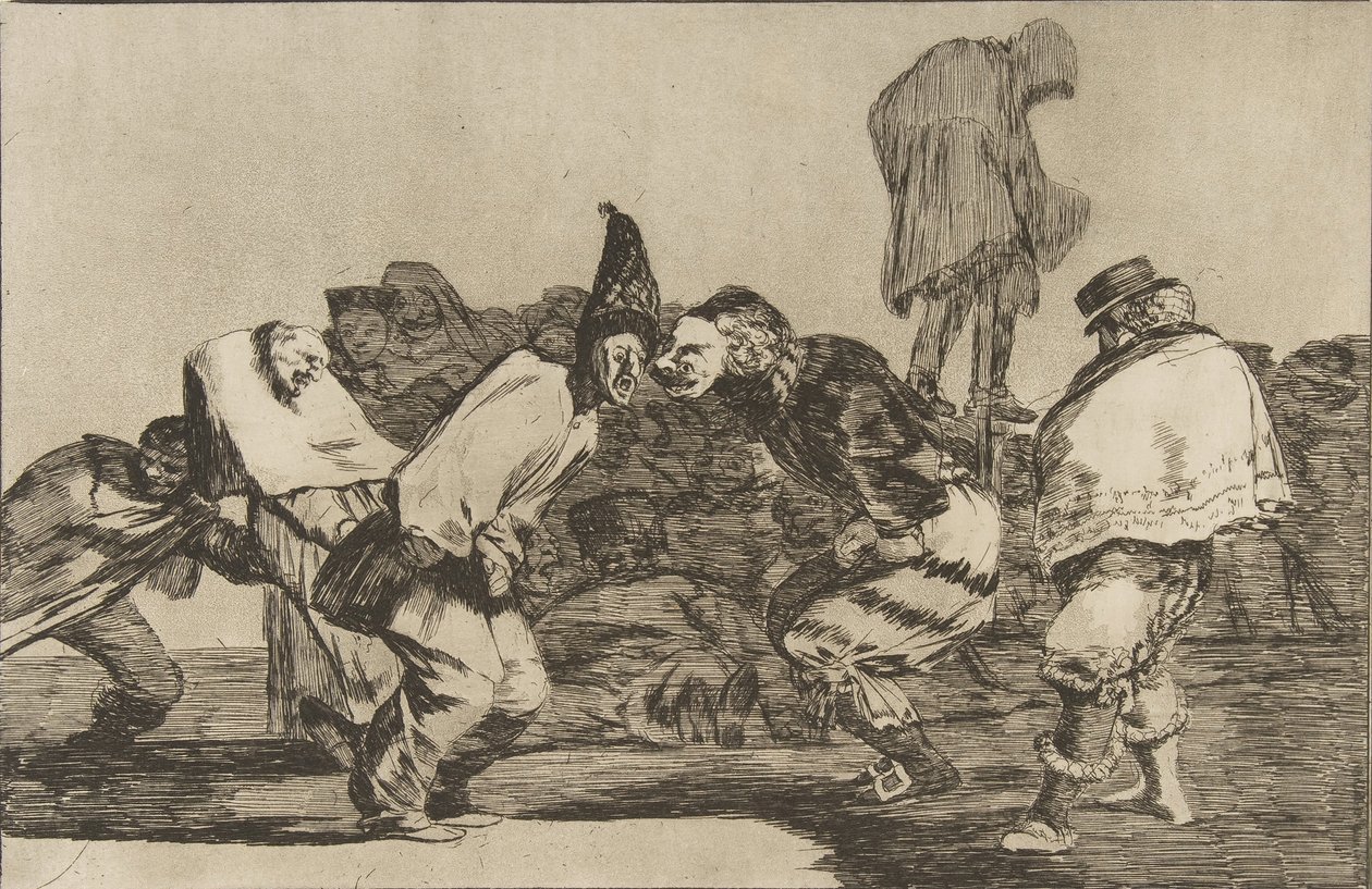 Tavola 14 dai Disparates: Follia del Carnevale, ca. 1816-23 pubblicato 1864 da Francisco de Goya