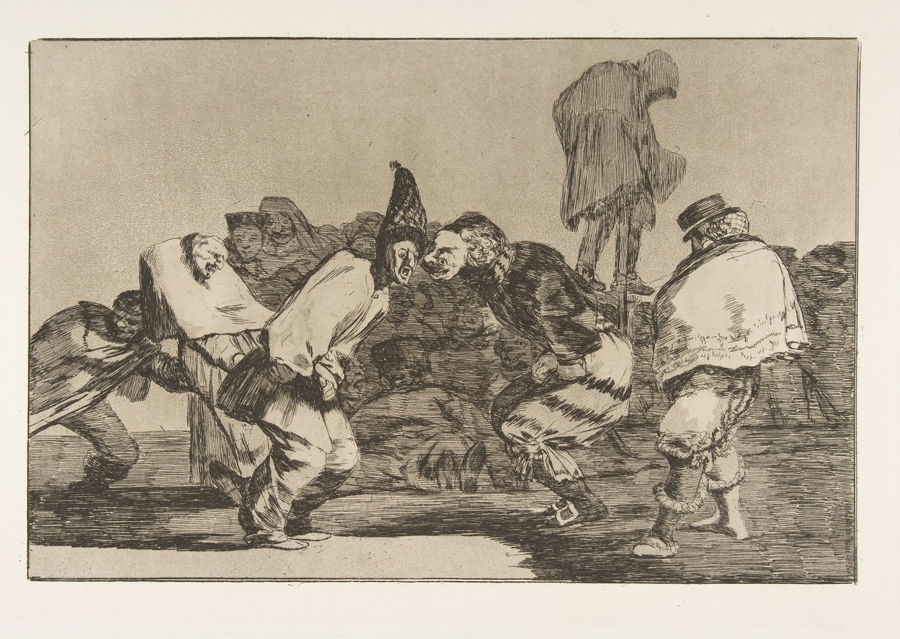 Tavola 14 dai Disparates: Follia di Carnevale, ca. 1816-23 pubblicato 1864 da Francisco de Goya