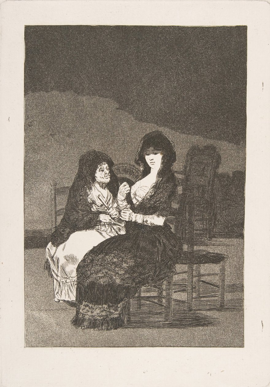 Tavola 15 da Los Caprichos: Buoni Consigli, 1799 da Francisco de Goya