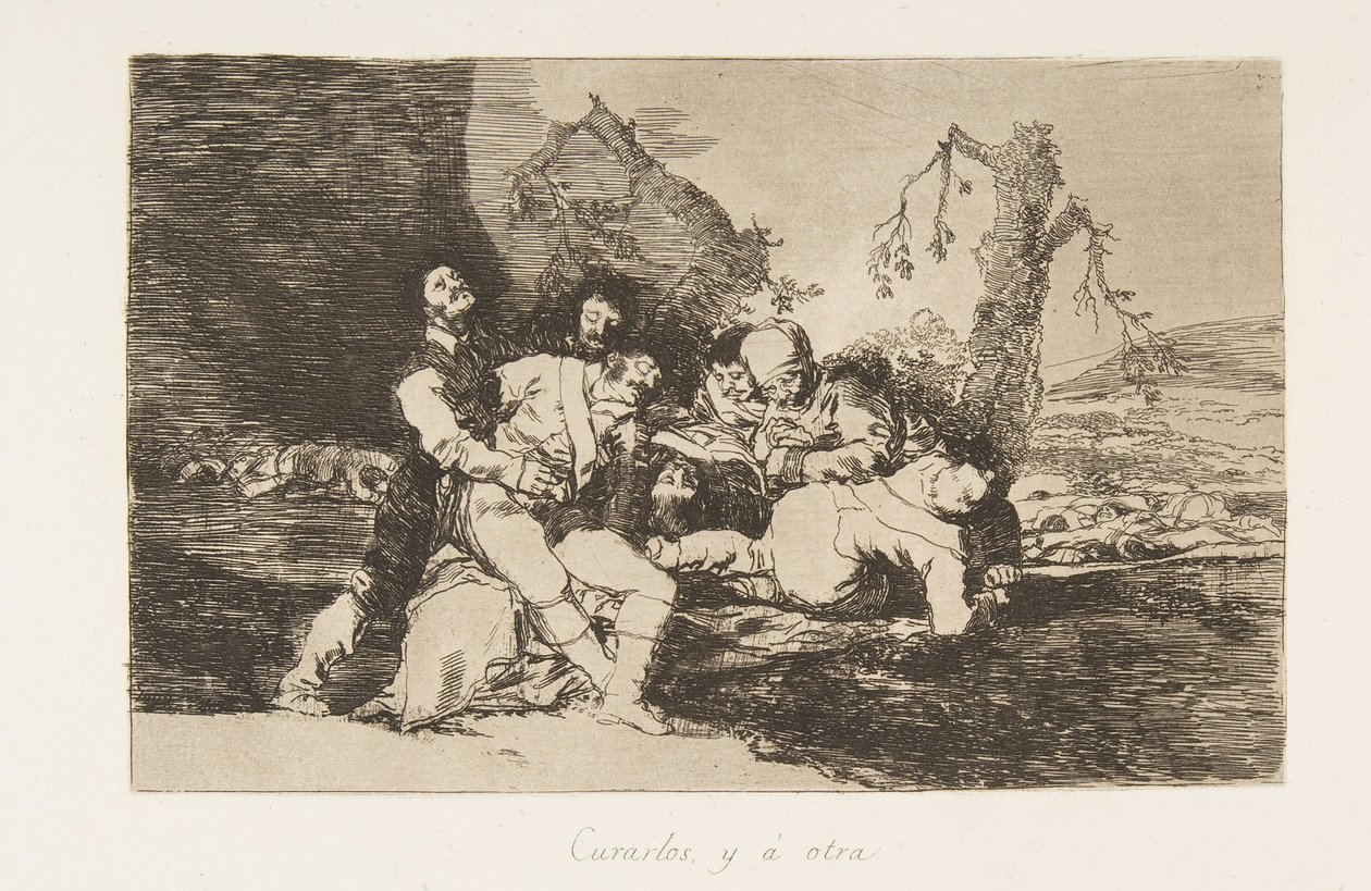 Piatto 20 da I disastri della guerra: Prendi da Francisco de Goya