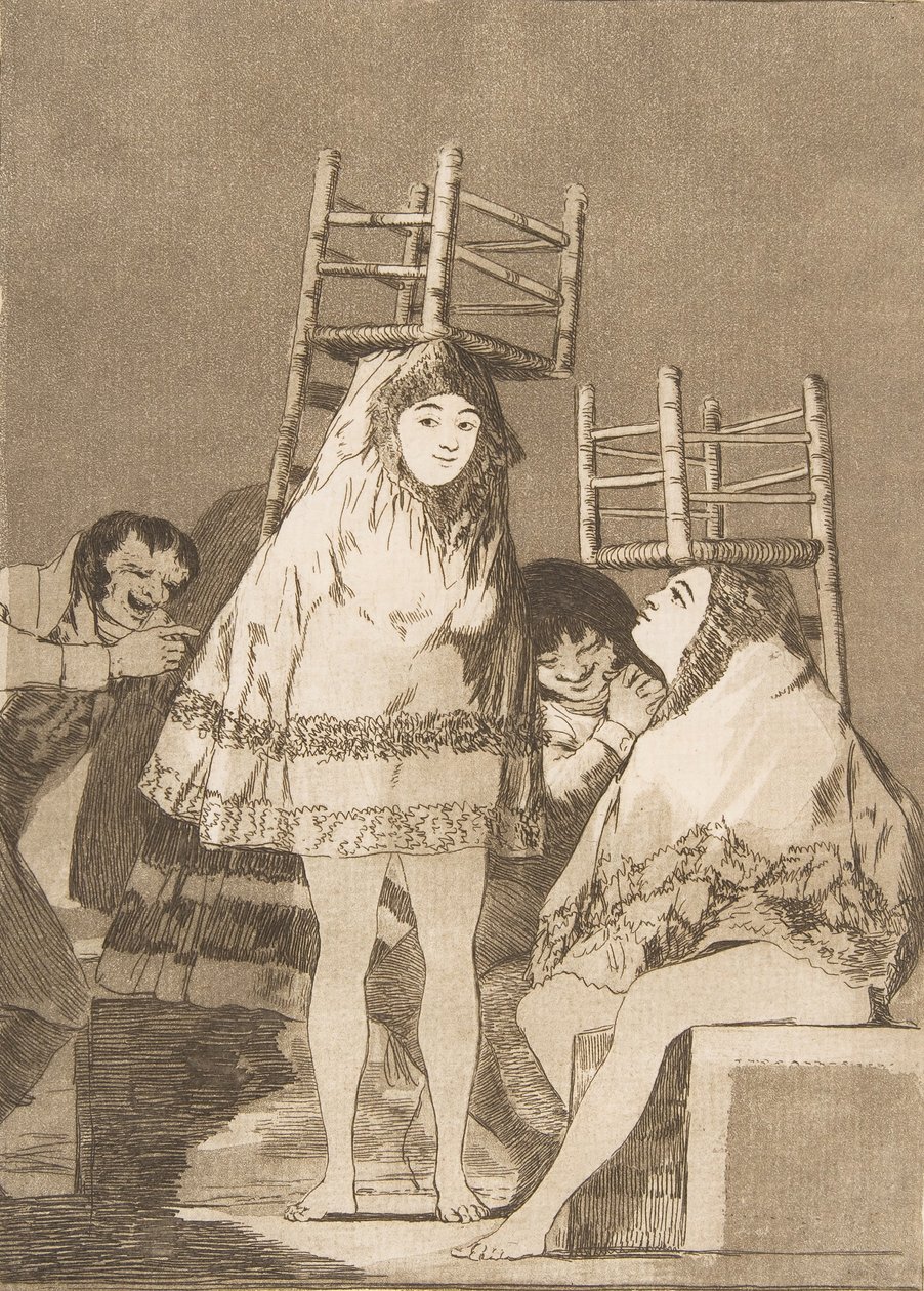 Tavola 26 da Los Caprichos: Hanno già un posto da Francisco de Goya