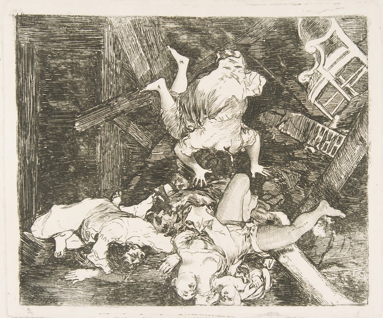 Tavola 30 da I disastri della guerra: Devastazioni della guerra, 1810 da Francisco de Goya
