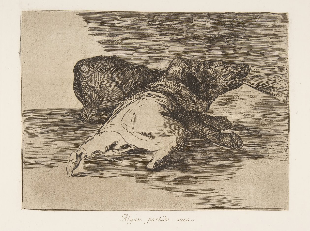 Tavola 40 da I disastri della guerra: He ge... da Francisco de Goya