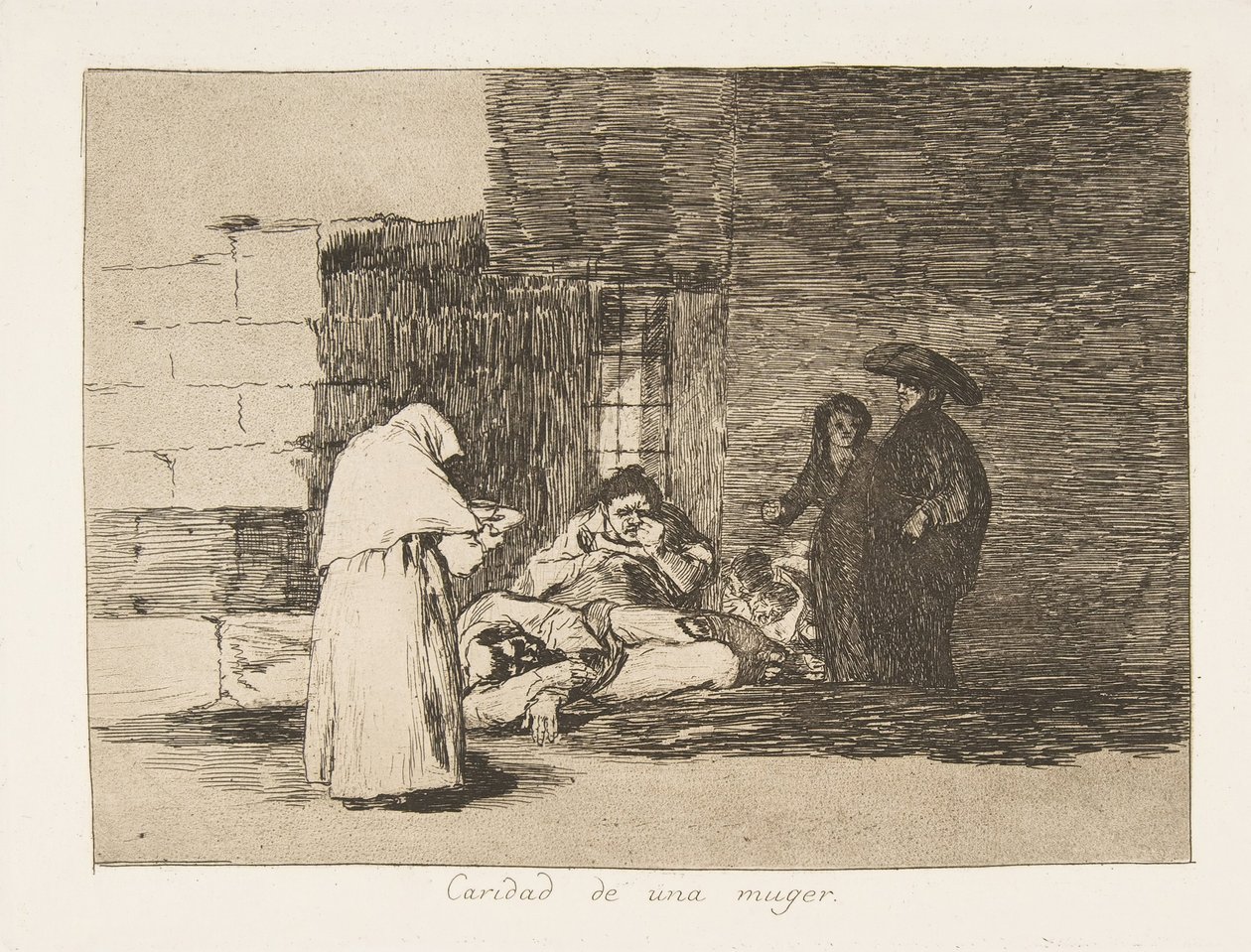 Non vogliono, da I disastri della guerra da Francisco de Goya