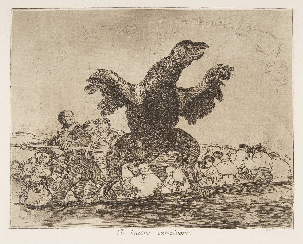Tavola 76 da I disastri della guerra Los Desastres de la Guerra, dopo 1814-15 pubblicato 1863 da Francisco de Goya