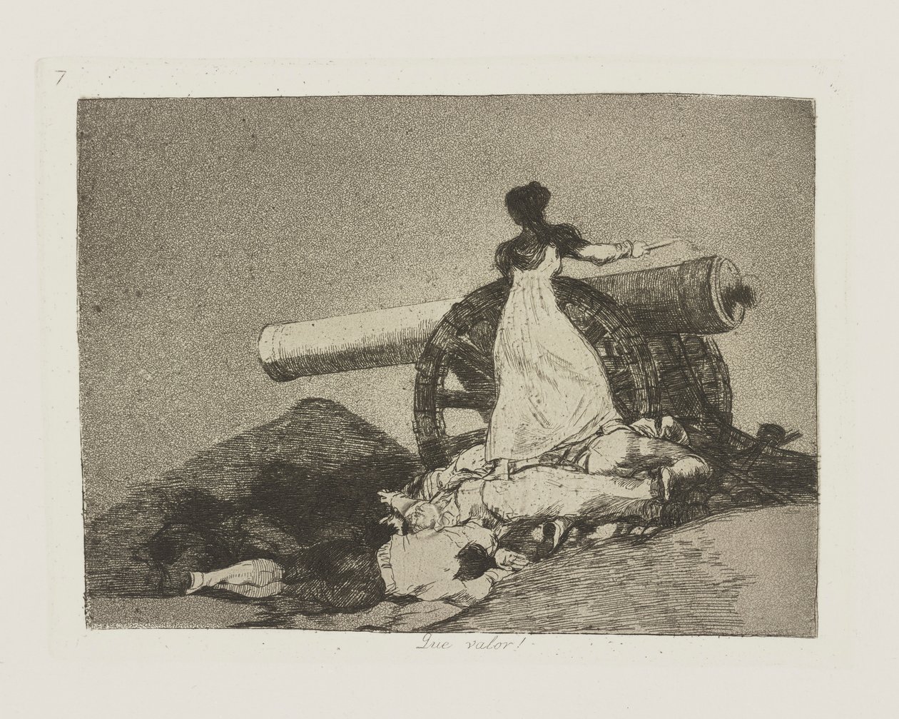Che coraggio!, tav. 7 dalla serie I disastri della guerra da Francisco de Goya