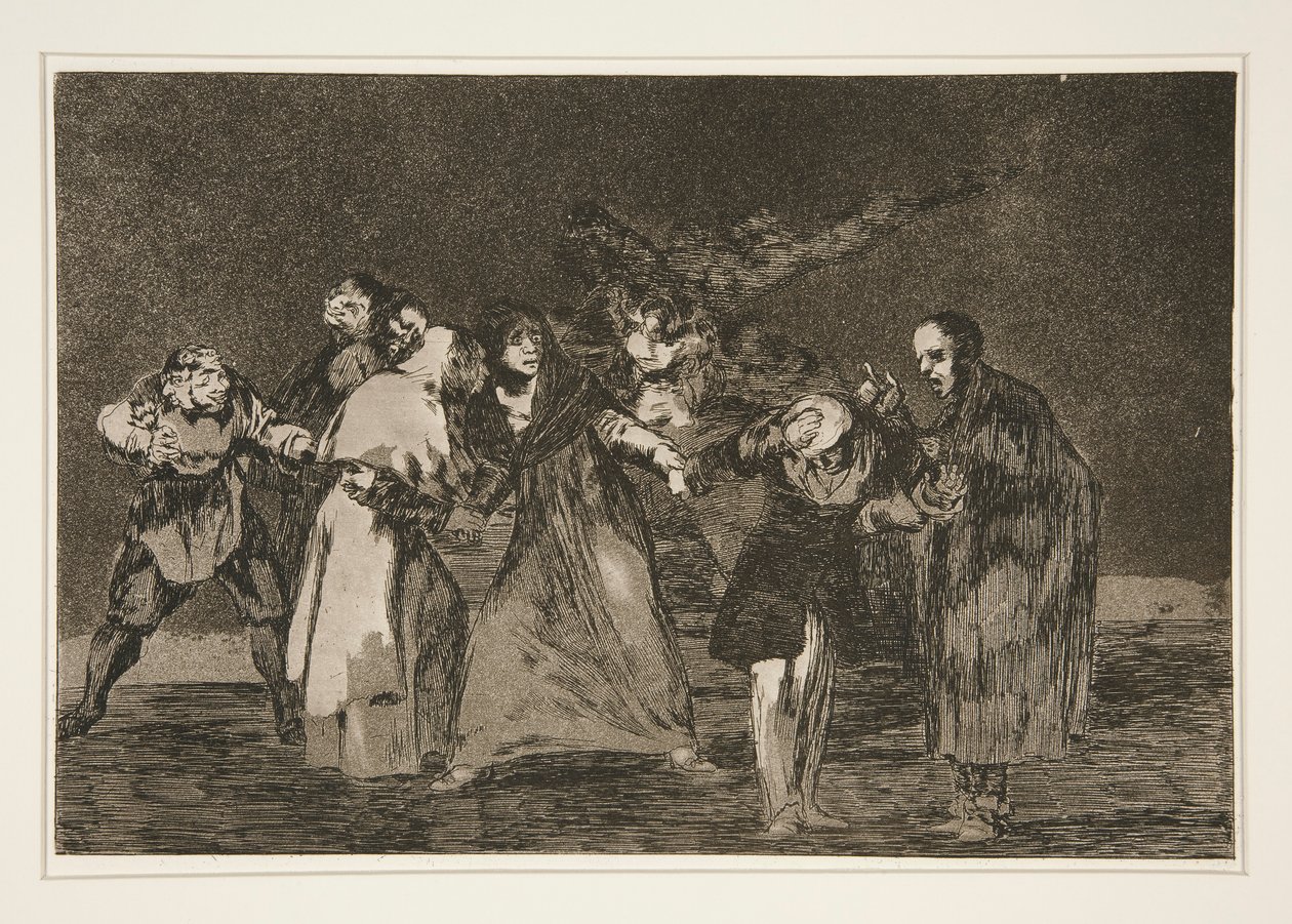 Le ferite guariscono più velocemente delle parole affrettate, tav. 16 dalla serie Los proverbios da Francisco de Goya
