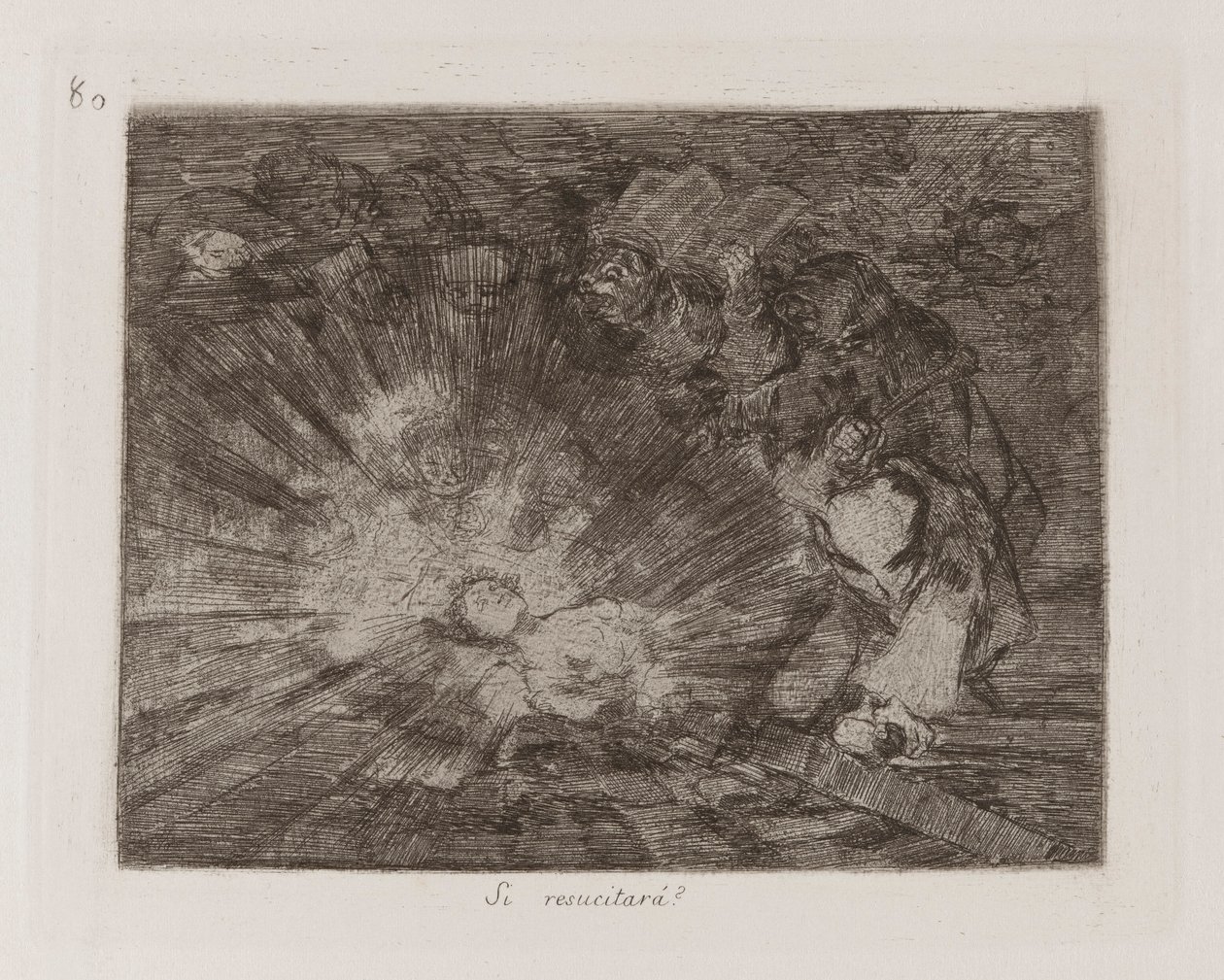 Si resusciterà? (Placca 80 da Los desastres de la guerra) da Francisco de Goya
