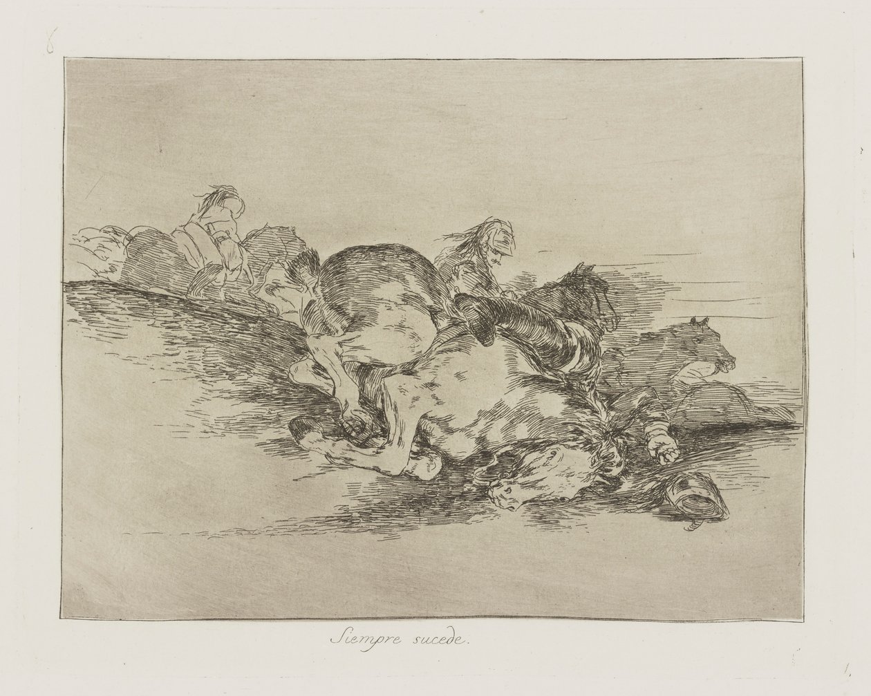Siempre sucede, Tavola 8 dalla serie Los desastres de la guerra da Francisco de Goya