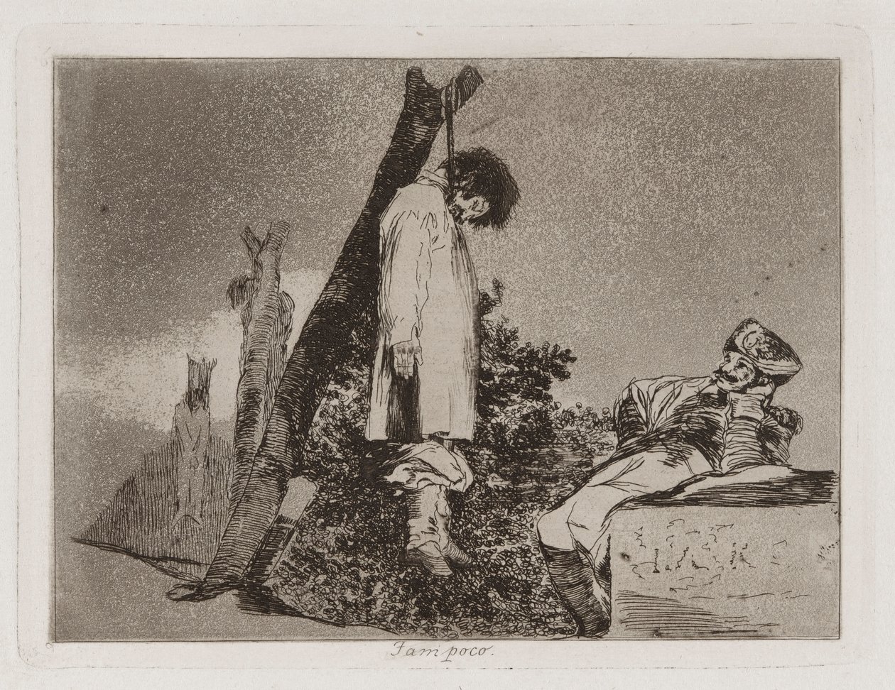 Tampoco, Tavola 36 da Los desastres de la guerra da Francisco de Goya