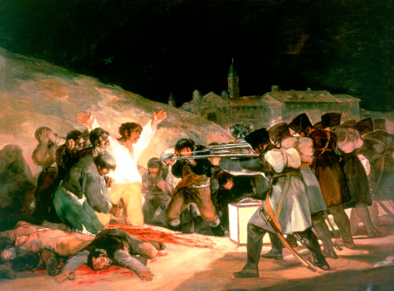 Le fucilazioni del 3 maggio 1808 da Francisco de Goya