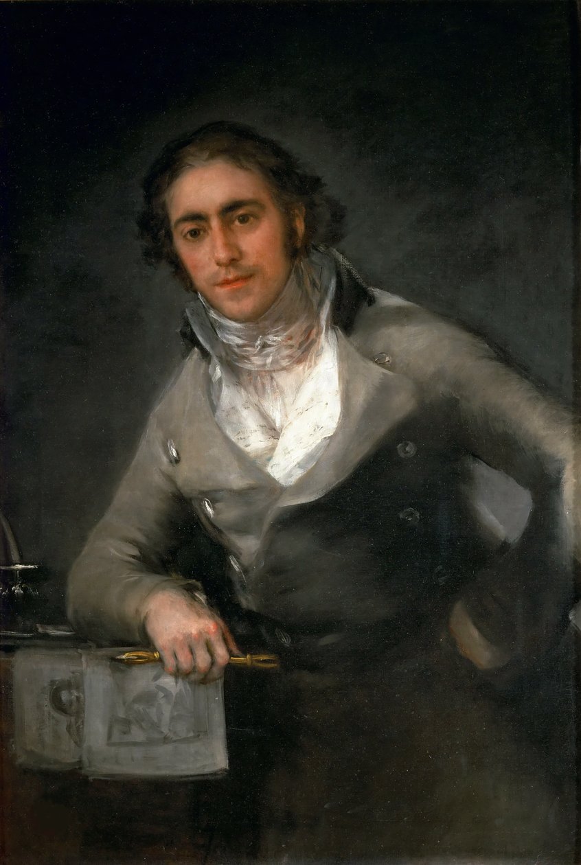 Ritratto di un uomo Evaristo Pérez de Castro, ca 1806 da Francisco Goya de